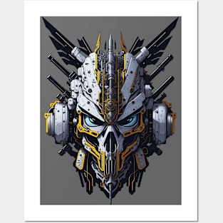 Mecha Skull S01 D22 Posters and Art